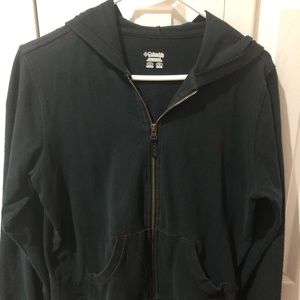 Columbia zip up hoodie.